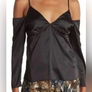 WAYF Cold Shoulder Blouse